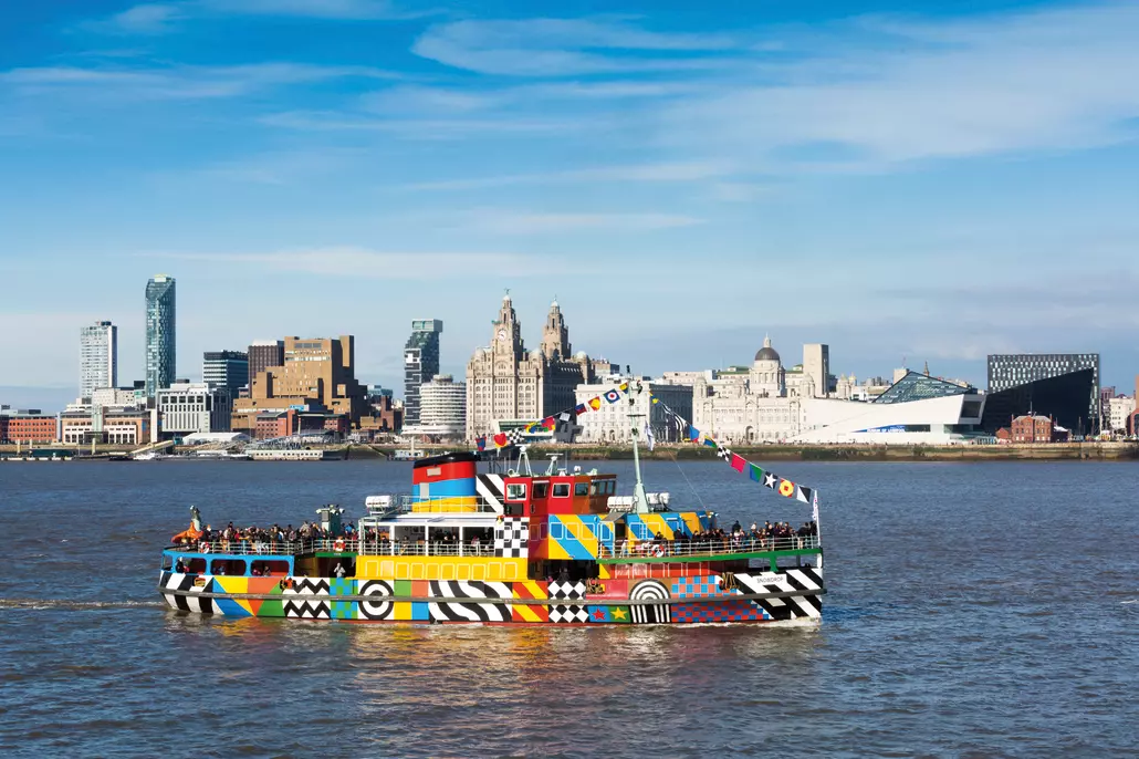 Mersey Ferry Liverpool Waterfront