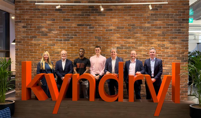 Mayor Steve Rotheram at Kyndryl's AI innovation hub in the Royal Liver Building, Liverpoo