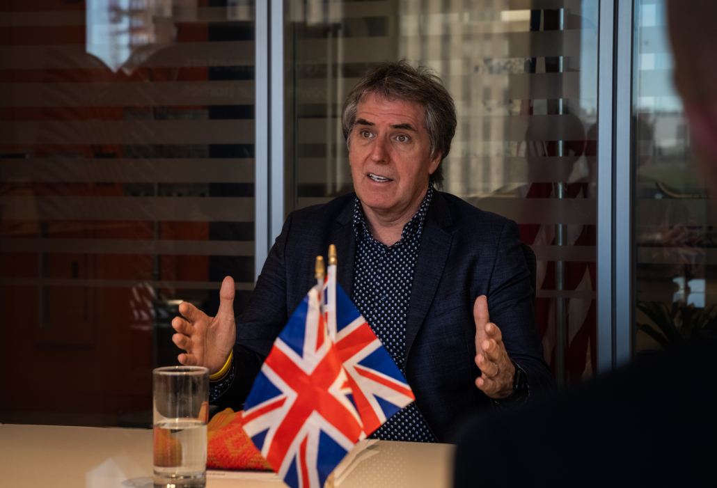 The Mayor during the US trade mission.