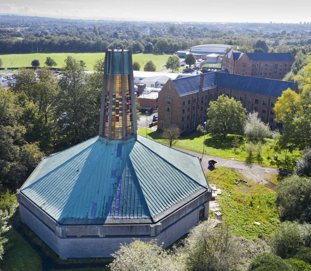 Aeriel View of Hopwood Hall