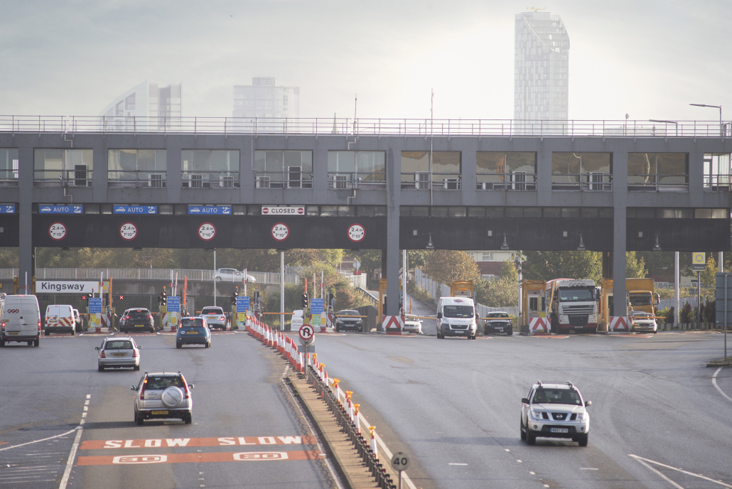 Kingsway Tunnel toll plaza