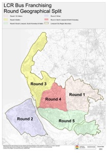 Liverpool City Region map with all five boroughs highlighted