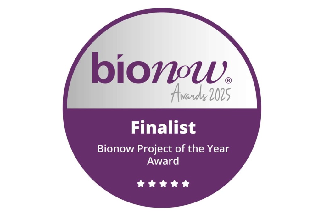 Finalist graphic in the BioNow Awards