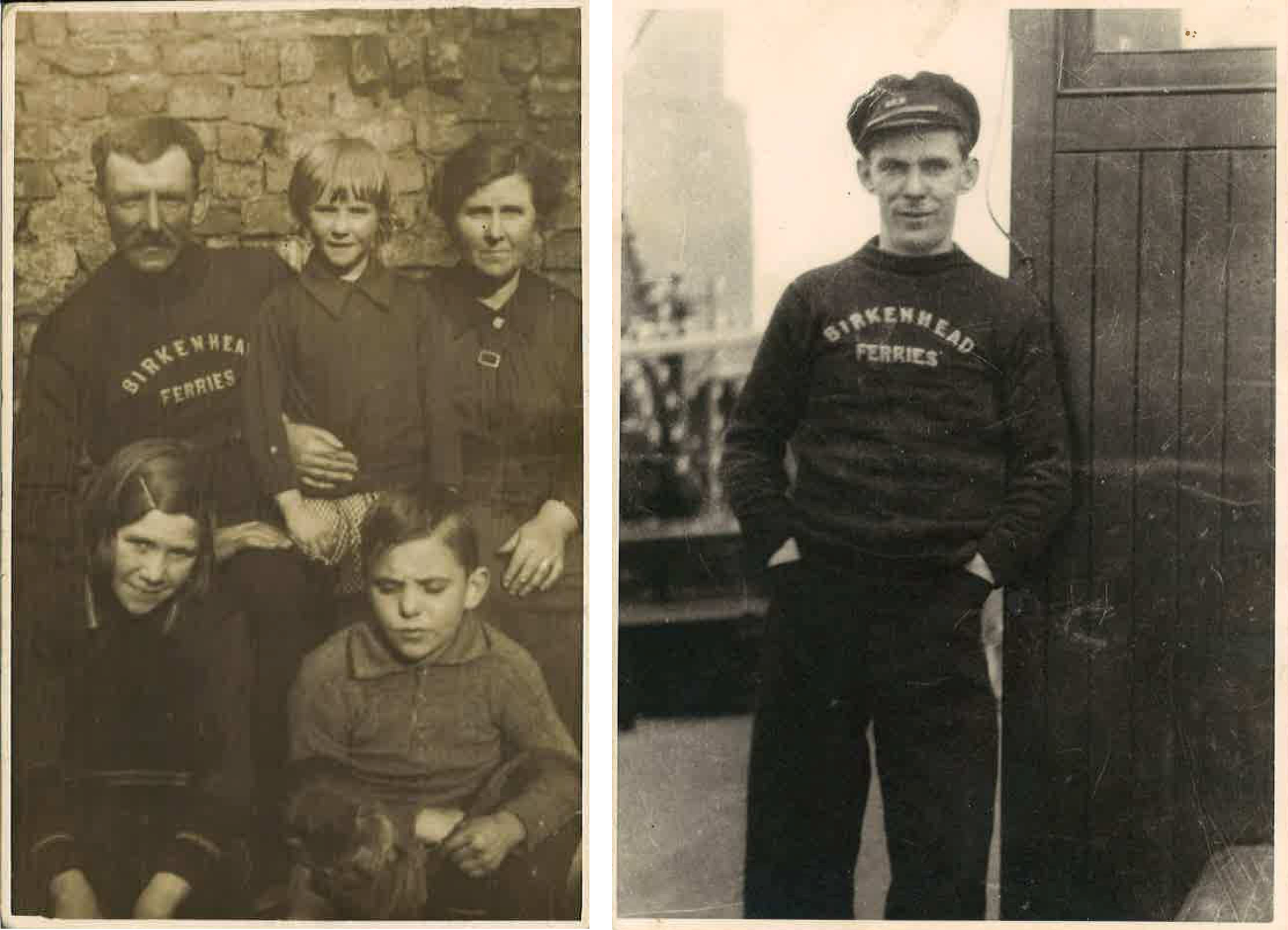 Left: John's father Bobby Lawson and family; Right: Robert Lawson, John's grandfather 