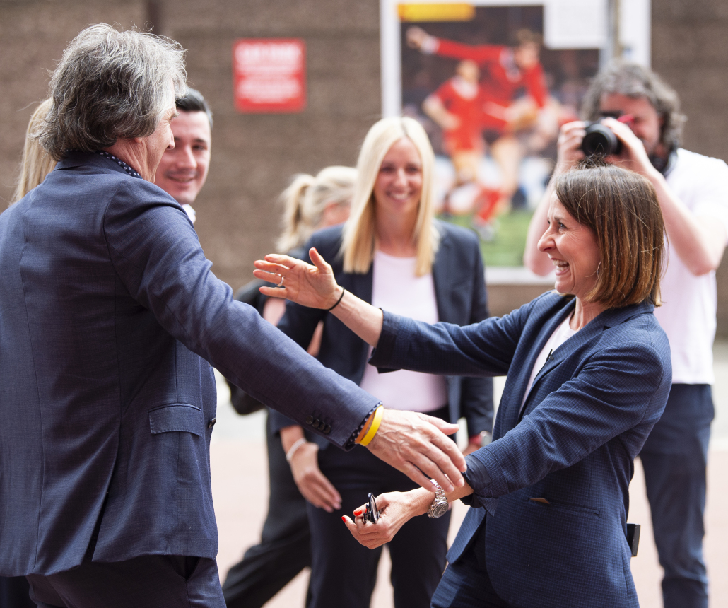 Mayor Steve Rotherham welcomes Liz Kendall