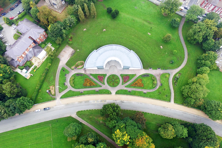 Aerial view of Birkehead Park