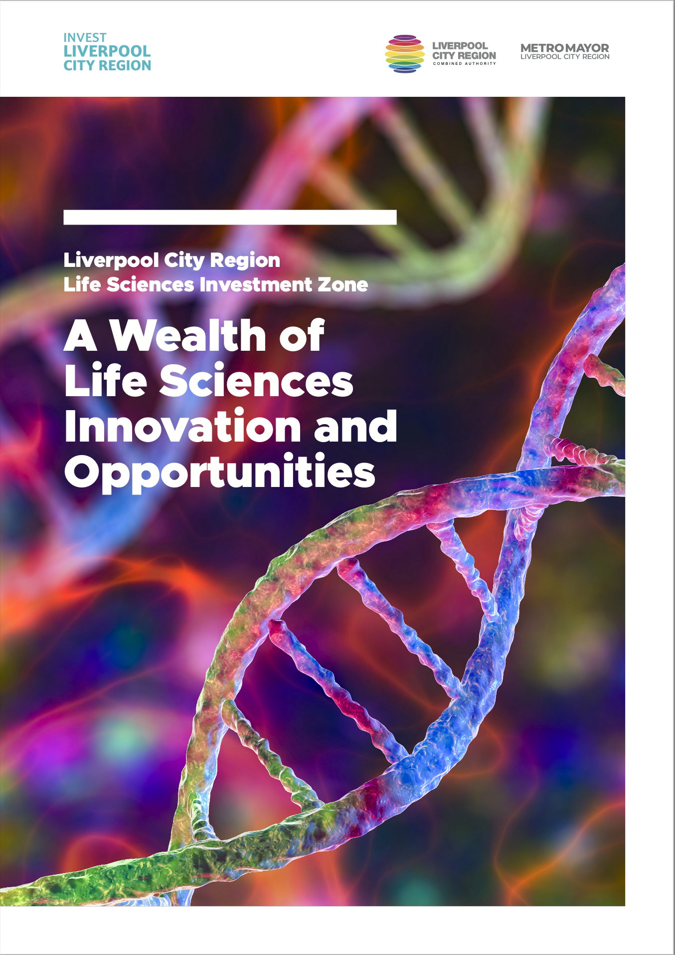 Front cover of Liverpool City Region's Life Sciences Investment Zone Prospectus