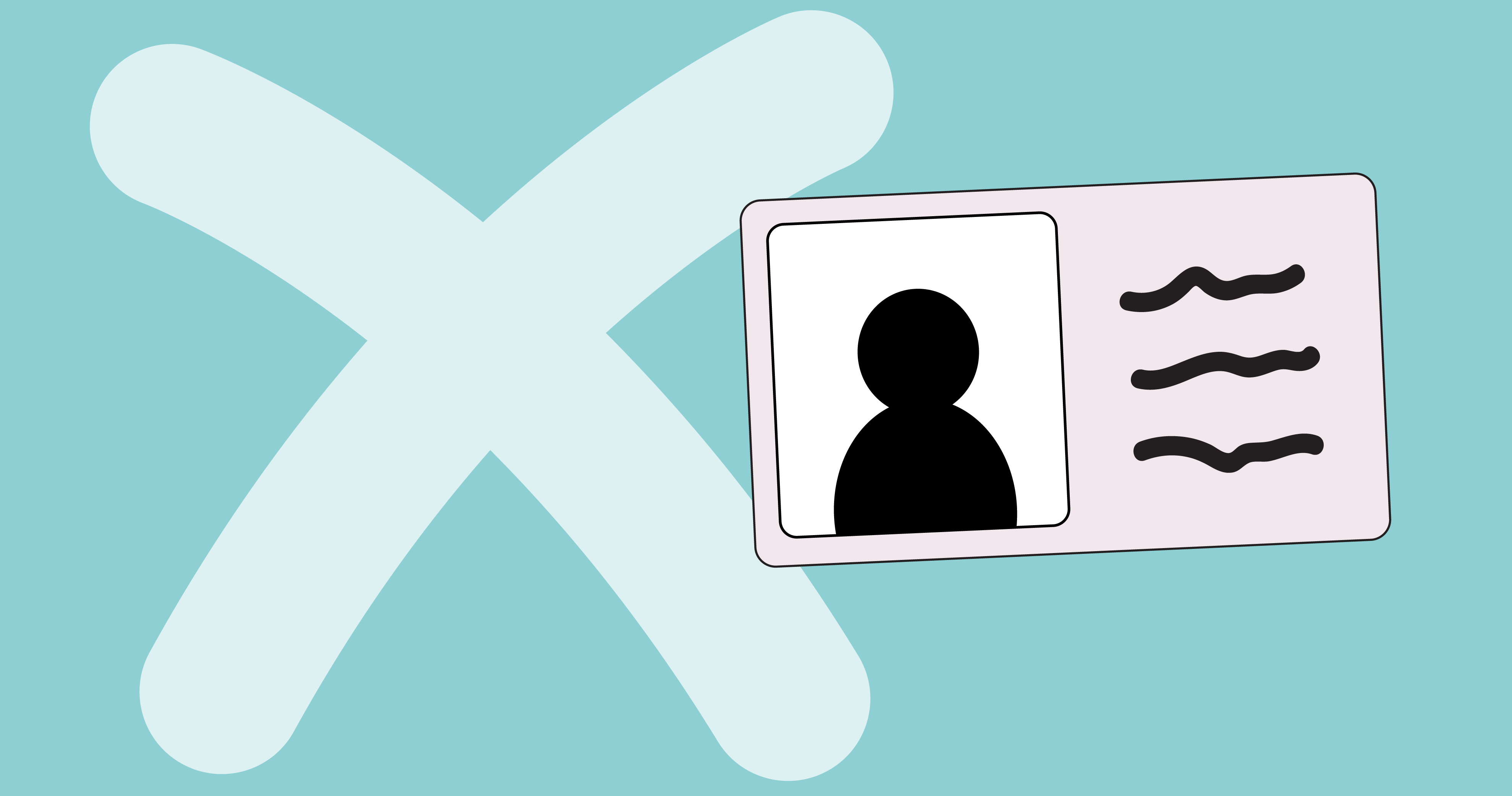Voting X with ID illustration