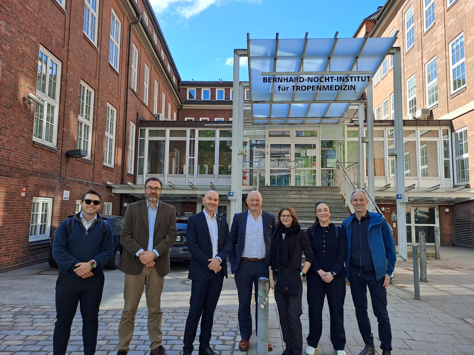 A Liverpool City Region life sciences delegation visiting Hamburg's Bernhard Nocht Institute for Tropical Medicine on Mat 7, 2026