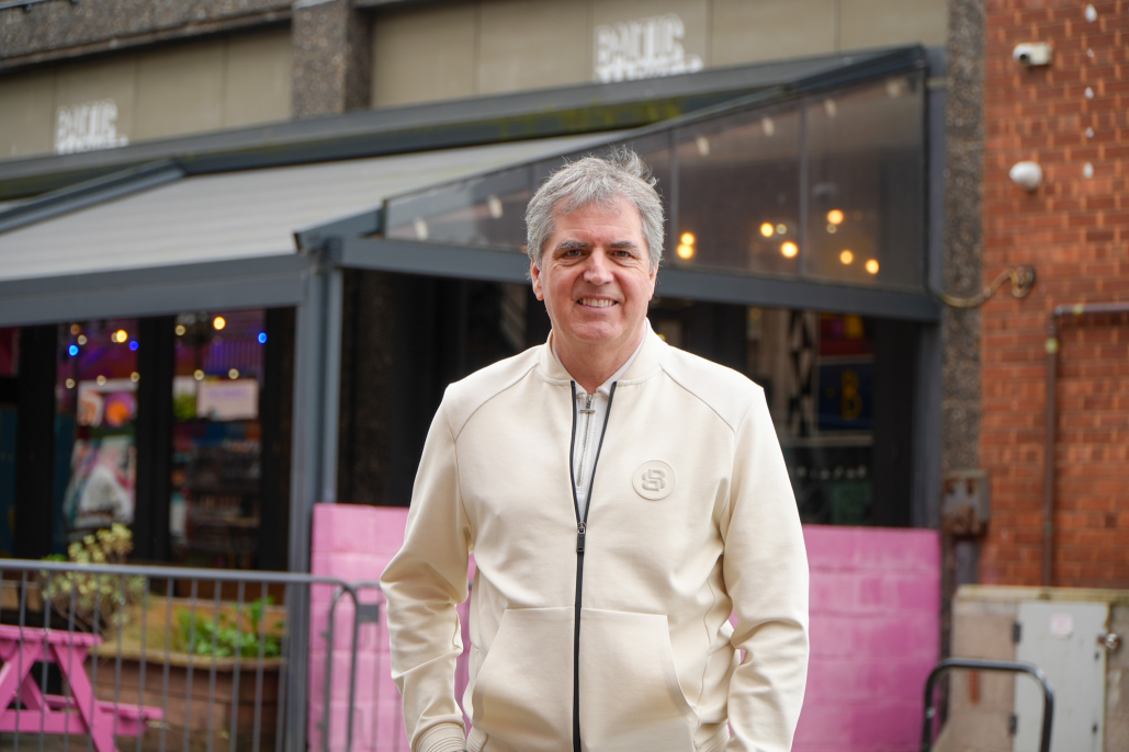 The Mayor standing in the Baltic Market